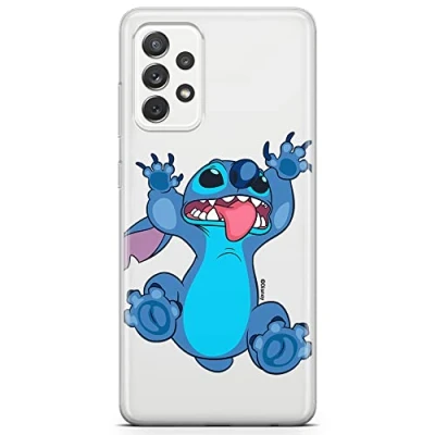 Abbildung von ERT GROUP Handyhülle für Samsung A72 5G Original und offiziell Lizenziertes Disney Muster Stitch 020 optimal an die Form des Handy angepasst, teilweise transparent