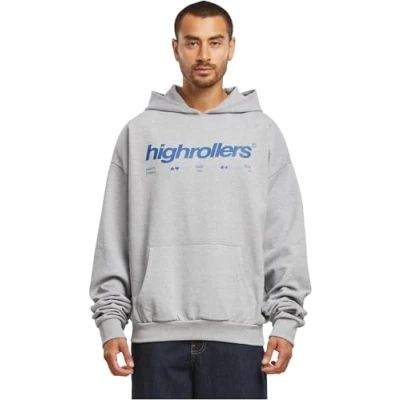 Abbildung von Mister Tee Highrollers Kapuzenpullover, Herren, Größe: Large, Heather grey