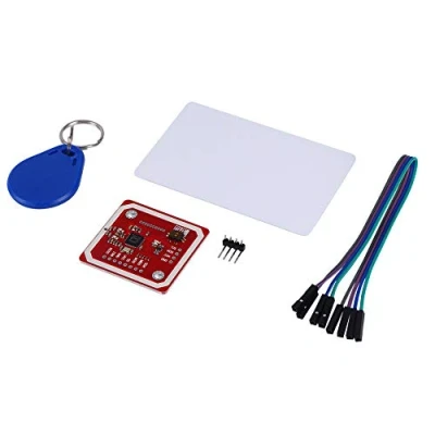 Abbildung von ASHATA PN532 NFC NXP RFID Module V3 Kit,Reader Writer Nahfeldkommunikationsleser für Android Smartphone,unterstützt I2C,SPI und HSU