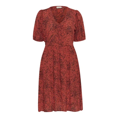 Abbildung von Kaffe Blusenkleid, Damen, Größe: 34, Grenadine graphic animal