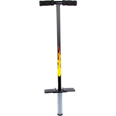 Abbildung von small foot Pogo Stick, Hüpfstange für Kinder ab 5 Jahren, im coolen Design gestaltet, belastbar bis 50 kg, Schwarz, 9503, 1 Stück
