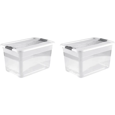 Abbildung von keeeper Organizer &quot;cornelia&quot;, (Set, 2 St.), Aufbewahrungsbox, 52 L, mit Deckel und Schiebeverschluss, Kunststoff