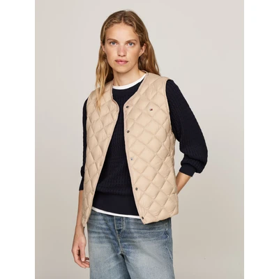 Abbildung von Tommy Hilfiger Packable Weste, Damen, Größe: XS, Beige