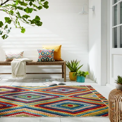 Abbildung von FLAIR RUGS Teppich &quot;Diamond&quot;, rechteckig, Outdoor