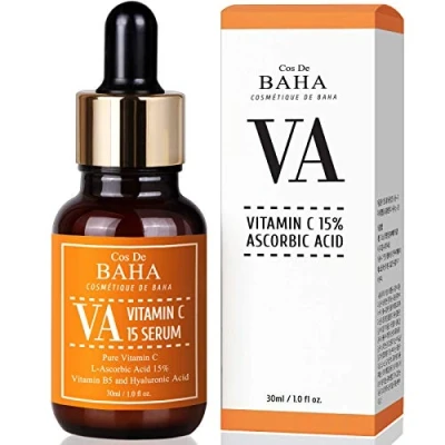 Abbildung von Vitamin C Serum 30ml Ascorbinsäure 15% + B5 Koreanische Hautpflege gegen Altersflecken