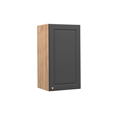 Abbildung von Vicco Hängeschrank Fame Line, Anthrazit Gold/Goldkraft Eiche, 40 cm