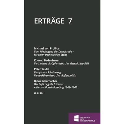 Abbildung von Erträge: Schriftenreihe der Bibliothek des Konservatismus, Band 7