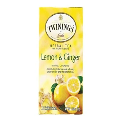 Abbildung von Twinings Revive &amp; Revitalise Lemon Ingwer, 20 Teebeutel, 30 g, 4 Stück