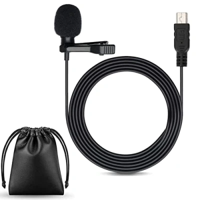 Abbildung von MikrofonGoproUSB Mikrofon, Portable Mic Lavalier Lapel Mikrofon für 3/3+ / 4 Kameras.