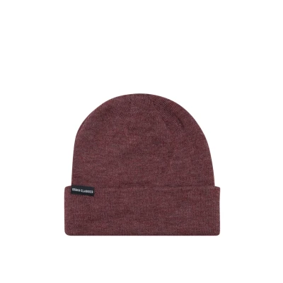 Abbildung von Urban Classics Basic FLAP Mütze, Herren, Größe: One Size, Burgundy melange