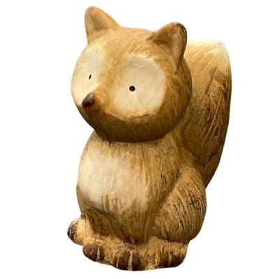 Abbildung von Dadeldo Living &amp; Lifestyle Fuchs Dekofigur Herbstdeko Weihnachtsdeko Keramik braun 12cm