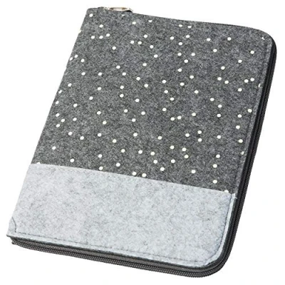 Abbildung von luxdag Mom&#039;s Organizer A5 mit Reißverschluss aus Filz (Farbe &amp; Motiv wählbar) Hülle für Mutterpass, U Heft, Ultraschallbilder Impfpass Geschenk werdende Mütter