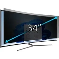 Abbildung von Kensington Blickschutzfilter Für Samsung C34H890 Curved Monitor, 34 Zoll, 21:9, DSGVO konform, mehr Datensicherheit, Mit Blaulichtfilter und Blendschutz, 627208