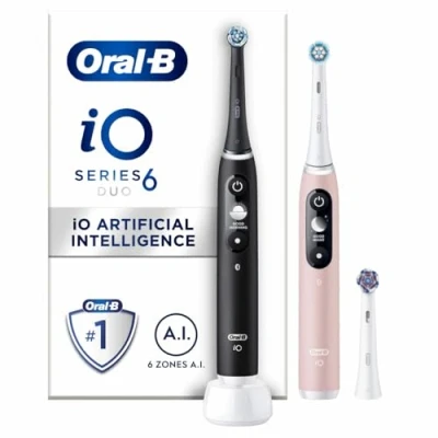 Abbildung von Oral B iO Series 6N Doppelpack Schwarz + Rosa