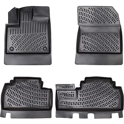 Abbildung von Design 3D Gummimatten Set für Citroen BERLINGO (III) ab 2018 Extra hoher 5cm Rand