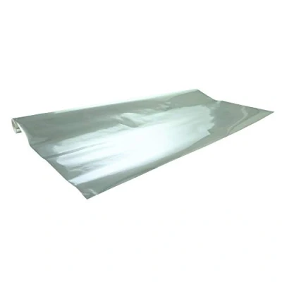 Abbildung von Clairefontaine 354176C Rolle Papier (mit Metaleffekt, einseitig farbig, 2 x 0,7 m, ideal für Kostüm und Deko) 1 Stück silber