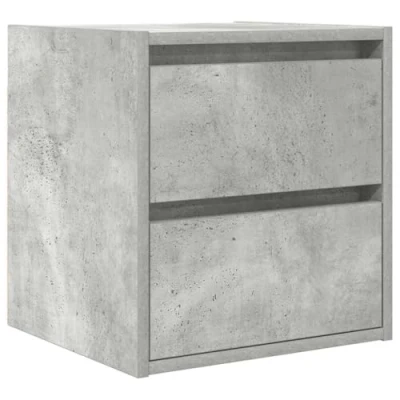 Abbildung von vidaXL Wand Nachttisch Betongrau 38x34x40 cm