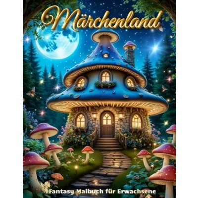 Abbildung von Märchenland Malbuch Für Erwachsene: Fantasy Ausmalbuch Erwachsene, Senioren und Jugendliche mit märchenhaften Illustrationen Entspannung Stressabbau.