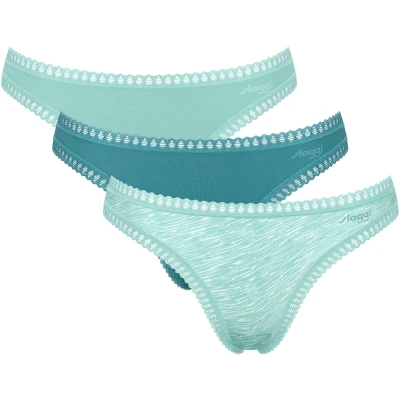 Abbildung von sloggi Slip GO Crush String C3P (3er Pack) Spitzendetails
