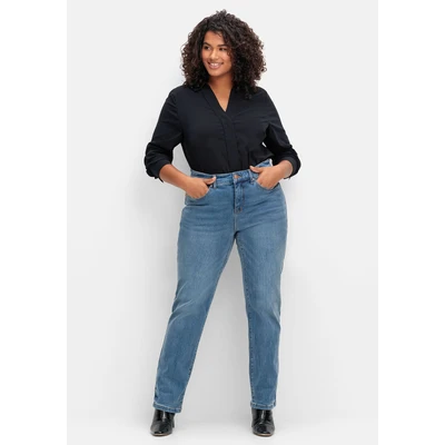 Abbildung von Sheego Gerade Jeans &quot;Große Größen&quot;, mit Bodyforming Effekt