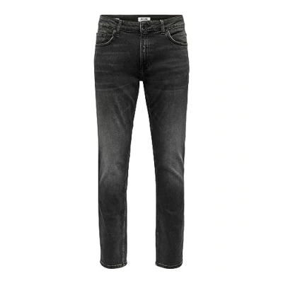 Abbildung von Only &amp; Sons Onsweft Truetemp Jeans Straight Leg grey, Herren, Größe: 30x34, Grey