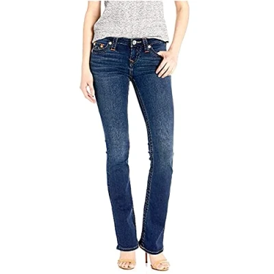 Abbildung von True Religion Damen Becca Mid Rise Bootcut Jeans, Indigo Upgrade