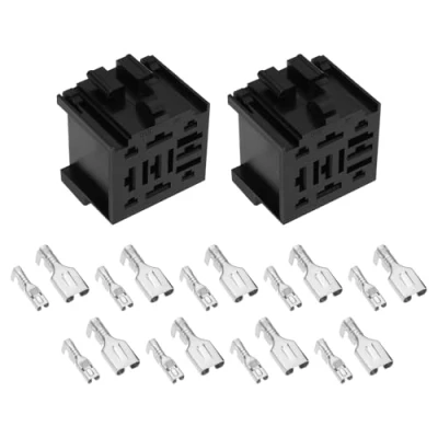 Abbildung von Be In Your Mind 2Sets Auto Relais Stecker 9Pin Gehäuse Kompatibel mit VW Golf/Scirocco/Caddy OEM 161937501B