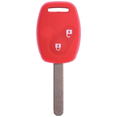 Abbildung von Soft Case Schutz Hülle Auto Schlüssel Rot für Honda Accord Civic Jazz FR V CR 2 Tasten