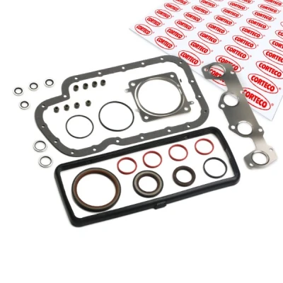 Abbildung von CORTECO 430613P Dichtungsvollsatz, Motor mit Dichtung, ohne Zylinderkopfdichtung, Ventilschaftabdichtung PEUGEOT: 206 Schrägheck kfzteile,