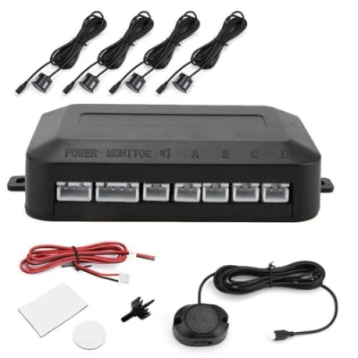 Abbildung von KSTE Auto Park Sensoren, Parken Sensor Rückfahrradar Warnklanganzeige Probe System 12V