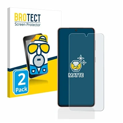 Abbildung von BROTECT Entspiegelungs Schutzfolie für Samsung Galaxy S21 / 5G (2 Stück) Matte Displayschutz Folie, Anti Reflex, Fingerprint