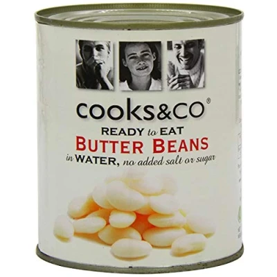 Abbildung von Cooks &amp; Co Butterbohnen in Wasser 400g 2er Packung