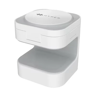 Abbildung von 0 Hyper® HyperJuice HJ3320WHGL Qi2 3 in 1 Magnetische Ladestation