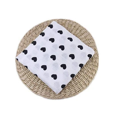 Abbildung von G Tree Muslin Baby Badetuch und Kinderwagen Decke, Baumwollgaze Warm Swaddle 47x47 Zoll Receiving Blanket