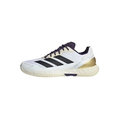 Abbildung von adidas Performance Defiant Speed 2 Multicourt Tennisschuh, Herren, Größe: 44, White/core black/aurora plum Schuhe