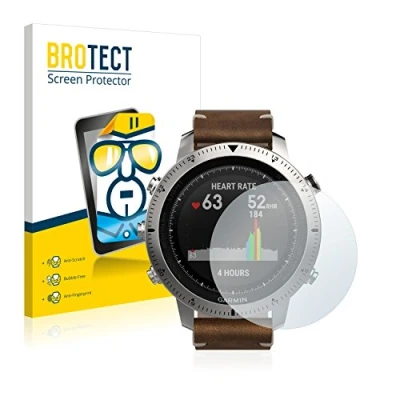 Abbildung von BROTECT (2 Stück Schutzfolie für Garmin Fenix Chronos Displayschutz Folie Ultra Klar