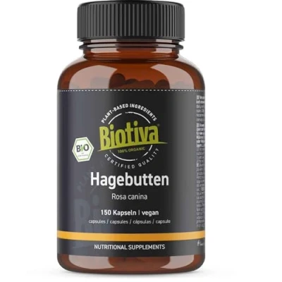 Abbildung von Biotiva Hagebutten Kapseln Bio 112 g
