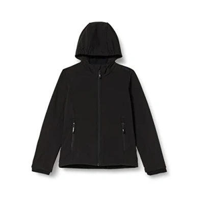 Abbildung von CMP Kid G Jacke mit fester Kapuze, Schwarz, 92