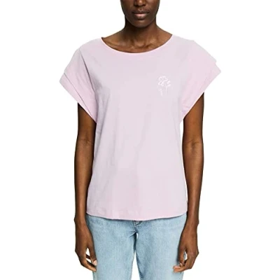 Abbildung von ESPRIT Damen 032EE1K332 T Shirt, 670/PINK, XS