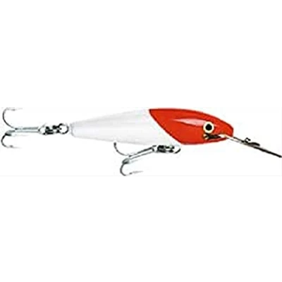 Abbildung von Rapala Countdown Magnum Angelköder Angelzubehör mit Abachiholz Konstruktion Salzwasser Spinnköder Lauftiefe 3.9 4.5m Fischköder 11cm, 24g Hergestellt in Estland Red Hot