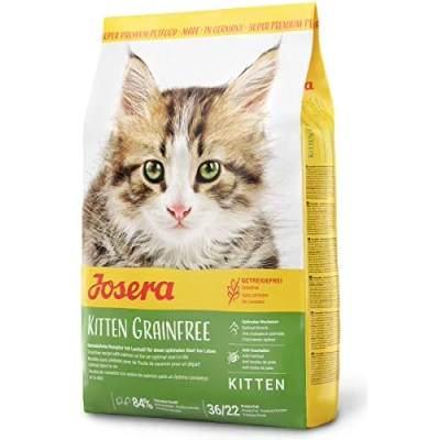 Abbildung von JOSERA Kitten grainfree (1 x 2 kg) Premium Trockenfutter für heranwachsende Katzen sowie Mütter in der Säugezeit Geflügel &amp; Lachsöl getreidefrei Katzenfutter 1er Pack