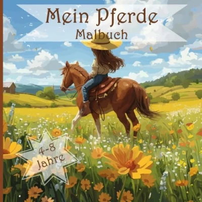 Abbildung von Mein Pferde Malbuch: Mit 20 tollen Bildern für alle Fans ab 4 Jahren