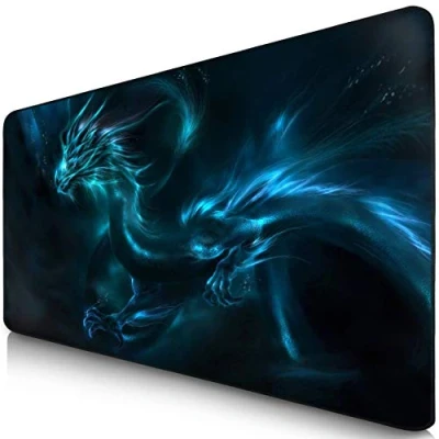 Abbildung von MAXLVL Gaming Mauspad 900 x 400mm Fransenfreie Ränder rutschfest, spezielle Oberfläche verbessert Geschwindigkeit und Präzision