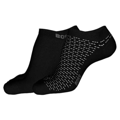 Abbildung von BOSS 2P Minipatetrn CC Ankle Socks Schwarz Gr 39/42 Herren