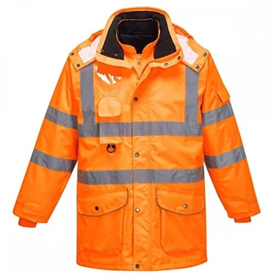 Abbildung von PORTWEST Hi Vis 7 in 1 Jacket, colorOrange talla Large
