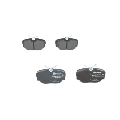 Abbildung von BOSCH 0 986 424 564 Bremsbelagsatz Low Metallic mit Anti Quietsch Blech LAND ROVER: Discovery 2, Range Rover 2
