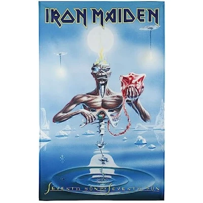 Abbildung von Iron Maiden Seventh Son of a Unisex Flagge Multicolor 100% Polyester Band Merch, Bands