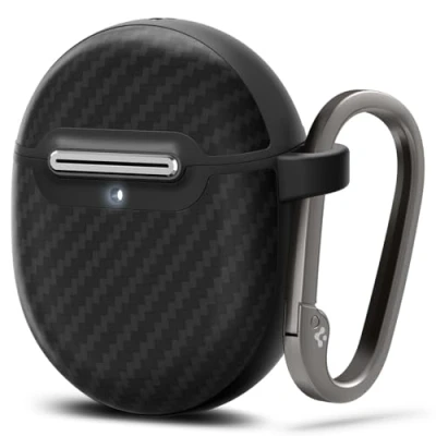 Abbildung von Spigen Enzo Aramid Hülle Kompatibel mit Google Pixel Buds Pro 2 (2024) und 1 (2022) Matt Schwarz