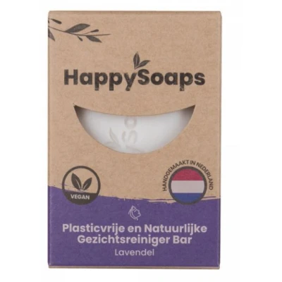 Abbildung von HappySoaps Gezichtsreiniger Bar Lavendel 70g