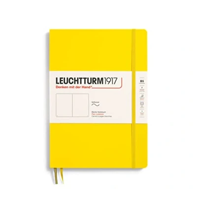 Abbildung von LEUCHTTURM1917 355287 Notizbuch Composition (B5), Softcover, 123 nummerierte Seiten, blanko, Zitrone